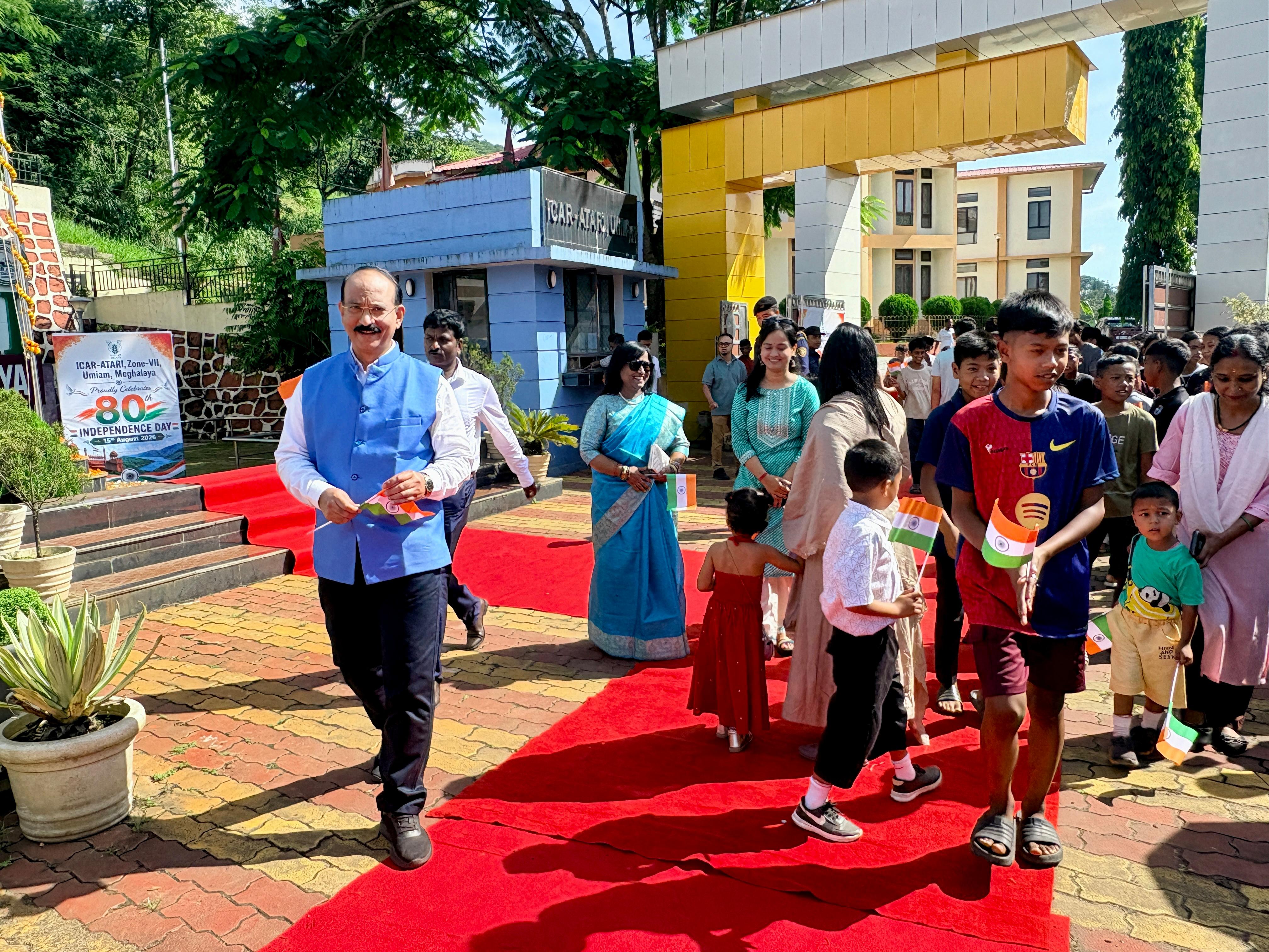 Celebration of the 80th Independence Day-2026 at ICAR–ATARI, Zone-VII, Umiam